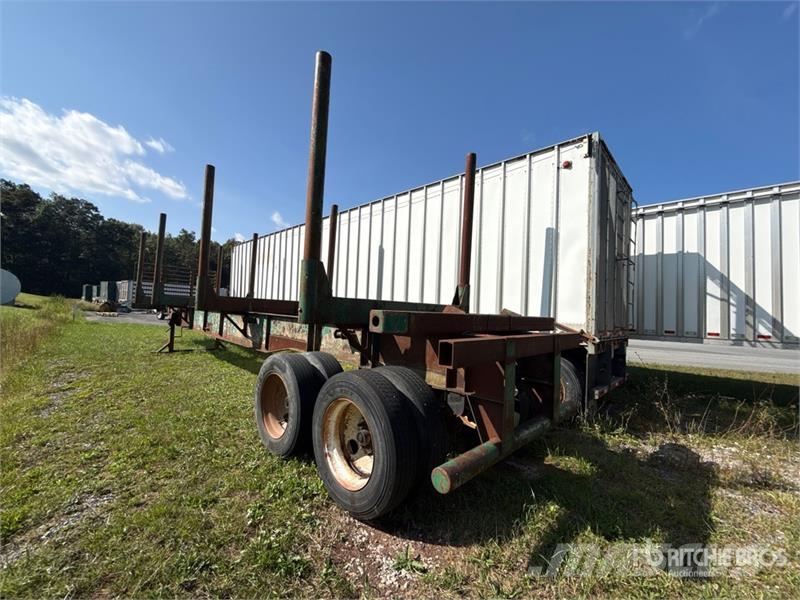 Evans LW2445P 45 ft T/A Pole Log Trailer (Inoperable) Timber trailers