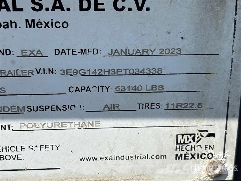 EXA HULK II 17 ft T/A Container Trailer Konteineriekrāvēji