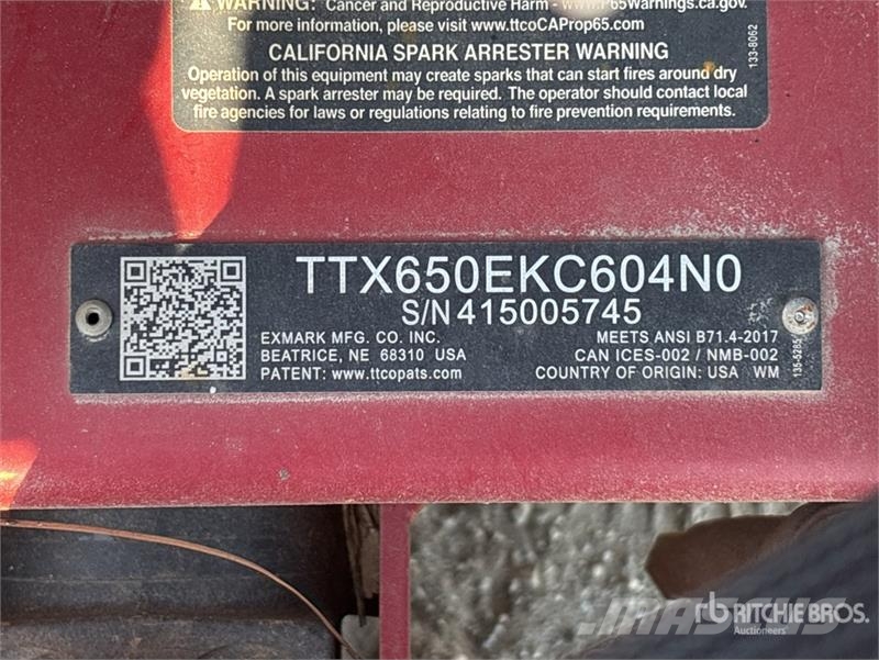Exmark Turf Tracer X-Series Stand-On 60 in Lawn Mower Traktorklippere