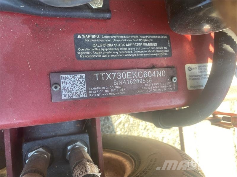Exmark Turf Tracer X-Series Lawn Mower ركوب الحشائش