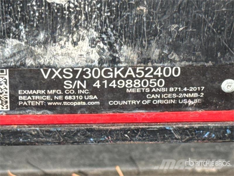 Exmark Vertex S Series 4x2 Stand-On 60in Lawn Mower Vrtni traktor kosilnice