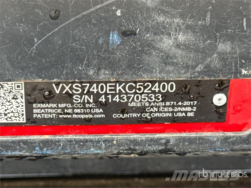 Exmark Vertex S Series 4x2 52 in Lawn Mower Vrtni traktor kosilnice