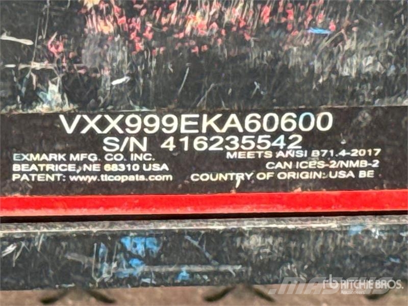 Exmark Vertex X 4x2 Stand-On Lawn Mower Vrtni traktor kosilnice