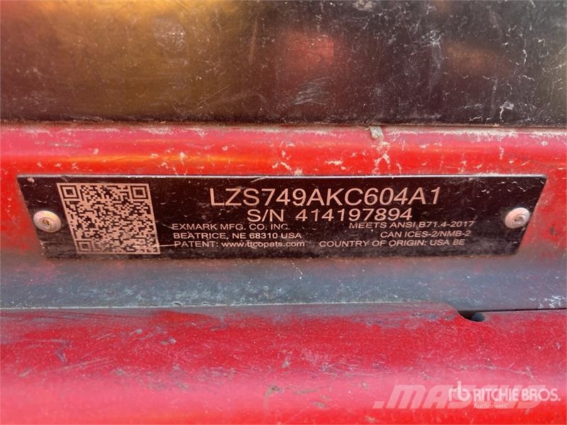 Exmark Zero-Turn Lawn Mower Corta-Relvas Riders