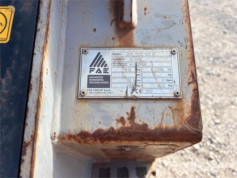 FAE UML/SSL 150 VT 62 in Skid Steer Mulcher Лісові мулчери