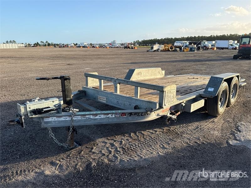 Felling FT-12IT-I-G 18 ft T/A Tilt Deck Trailer Maskinhenger