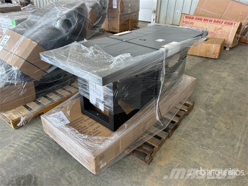  Fire Pit - 76 in Adjustable Height Propane  Pit Ta Otros componentes