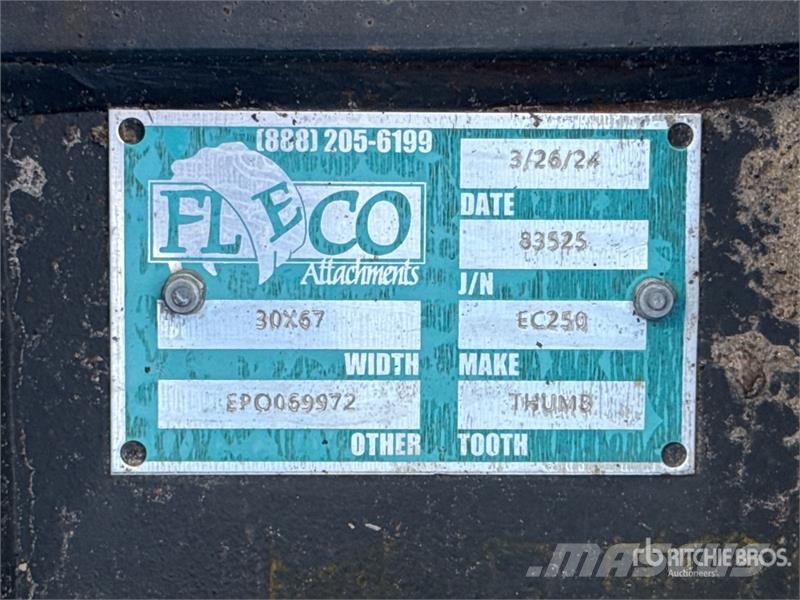 Fleco EC250THB 30 in Excavator Thumb Kašike / Korpe