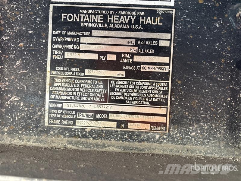 Fontaine 48 ft T/A Flatbed Trailer Flatbed/Dropside trailers