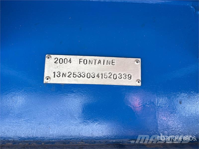 Fontaine 53 ft T/A Spread Axle Step Deck Trailer Zemie treileri