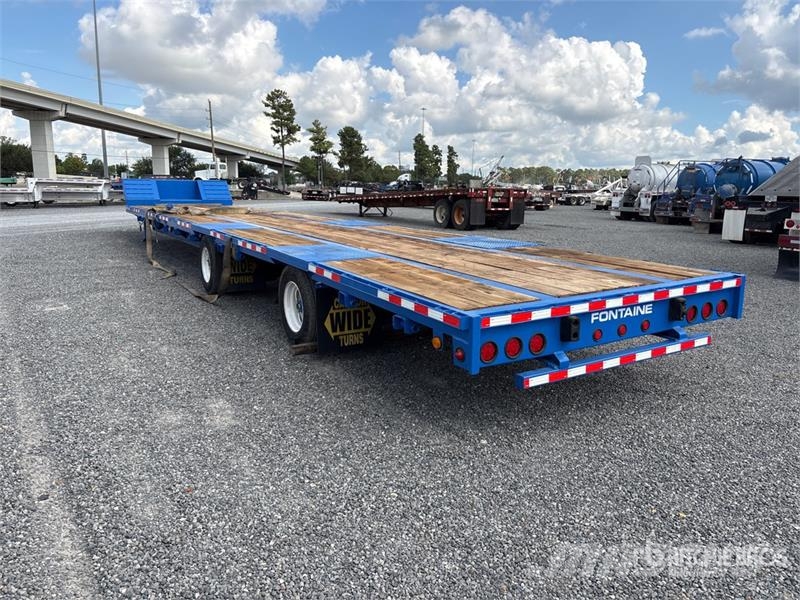 Fontaine 53 ft T/A Spread Axle Step Deck Trailer Zemie treileri