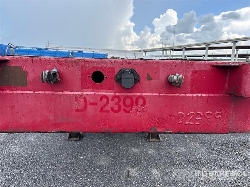 Fontaine EDFT-7-8048WSAWK 48 ft T/A Spread Axle Step Deck T 로우 로더