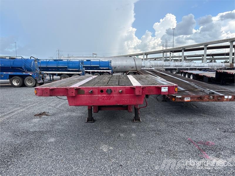 Fontaine EDFT-7-8048WSAWK 48 ft T/A Spread Axle Step Deck T 로우 로더