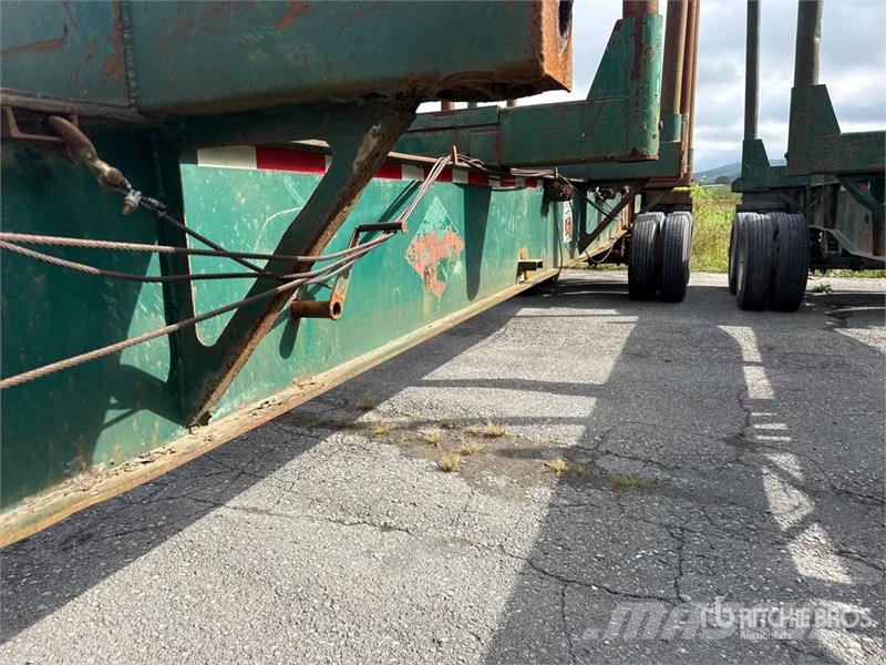 Fontaine LGTW8045 45 ft T/A Pole Log Trailer 木材トレーラー