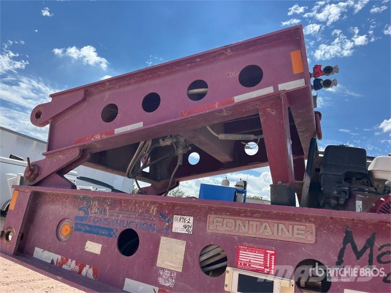 Fontaine Tri/A Removable Gooseneck Lowboy Trailer 로우 로더