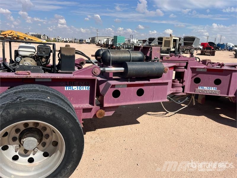 Fontaine Tri/A Removable Gooseneck Lowboy Trailer 로우 로더