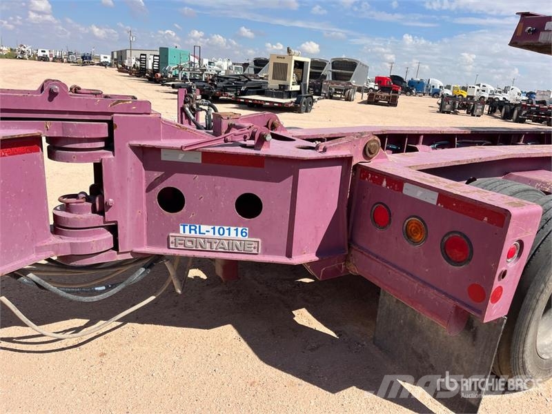Fontaine Tri/A Removable Gooseneck Lowboy Trailer 로우 로더