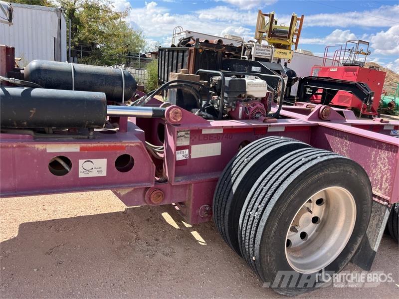 Fontaine Tri/A Removable Gooseneck Lowboy Trailer 로우 로더