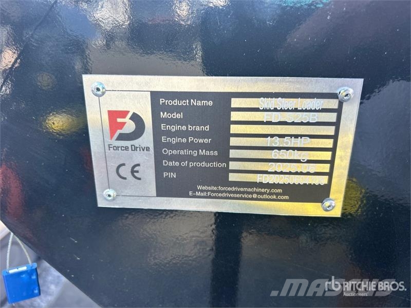 Force Drive FD-S25B Mini Compact Track Loader (Unused) Kompaktlaadurid