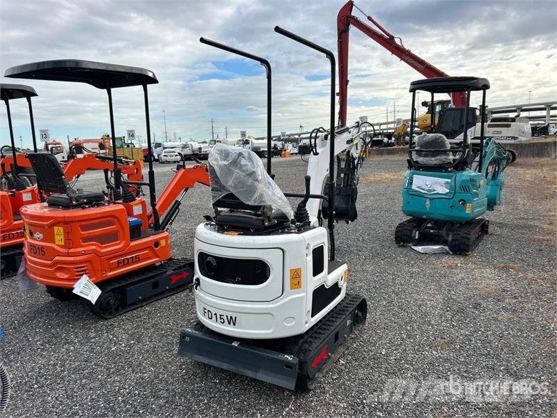 Force Drive FD15W Mini Excavator (Unused) حفارات صغيرة أقل من 7 طن (حفارات صغيرة)