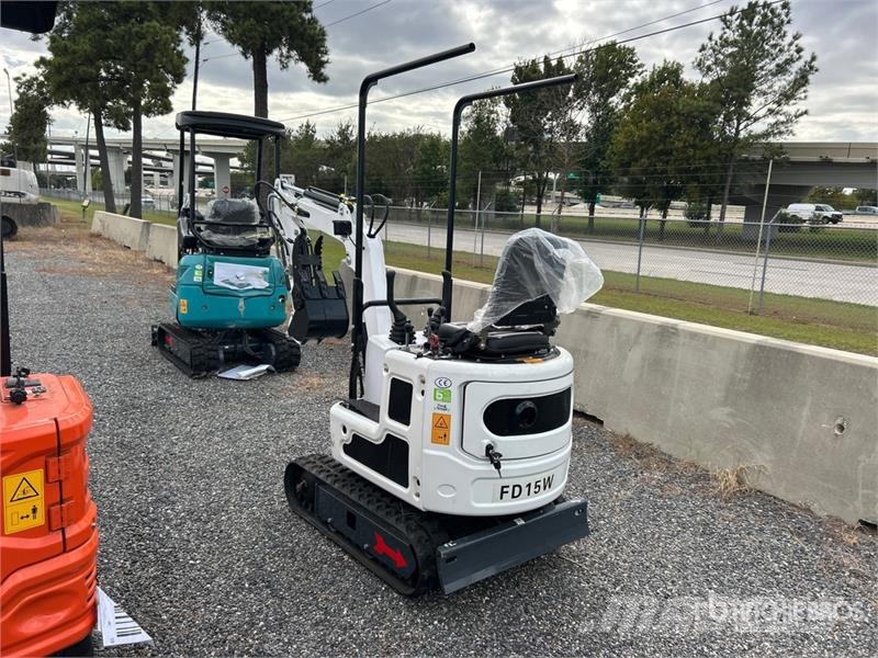 Force Drive FD15W Mini Excavator (Unused) حفارات صغيرة أقل من 7 طن (حفارات صغيرة)