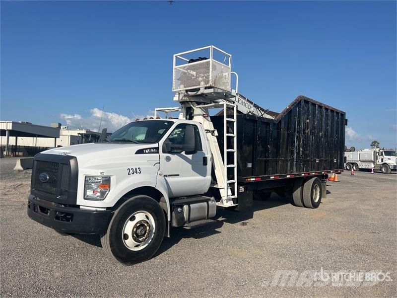 Ford Boom on Ford F-750 4x2 Grapple Truck Grappin