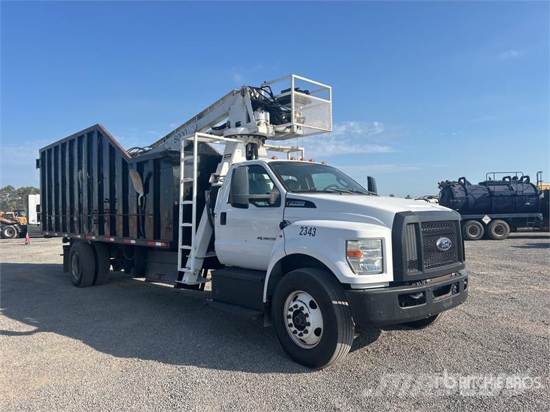 Ford Boom on Ford F-750 4x2 Grapple Truck Grappin