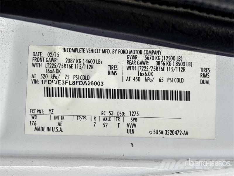 Ford E-350 4x2 Van Truck Furgons
