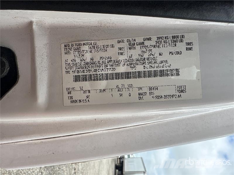 Ford E-350 XL 10 Passenger Van Furgone chiuso