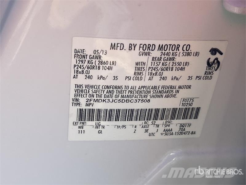 Ford EDGE SEL 2WD SUV 자동차
