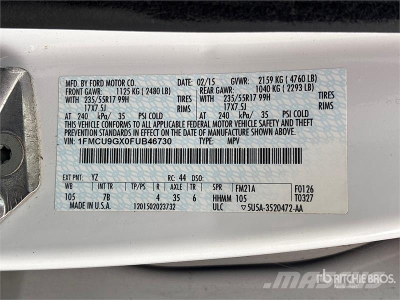 Ford Escape SE 4WD SUV Sõiduautod