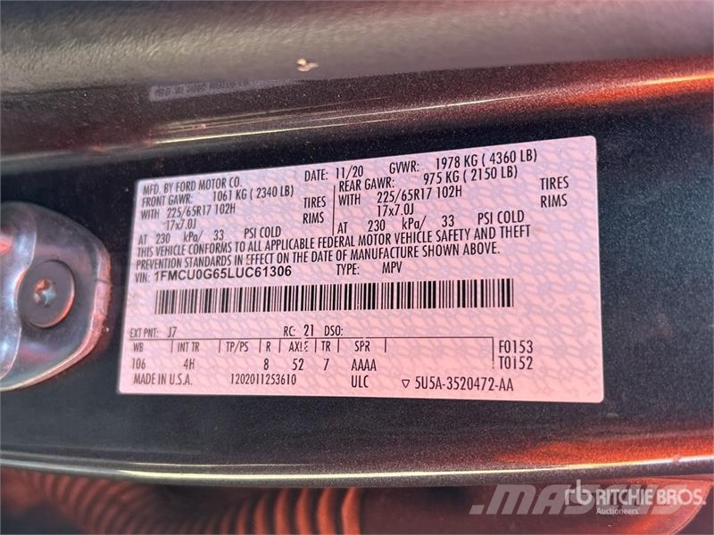 Ford Escape SE AWD SUV Automašīnas