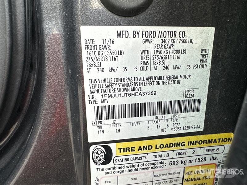 Ford Expedition XLT 4WD SUV Auto's