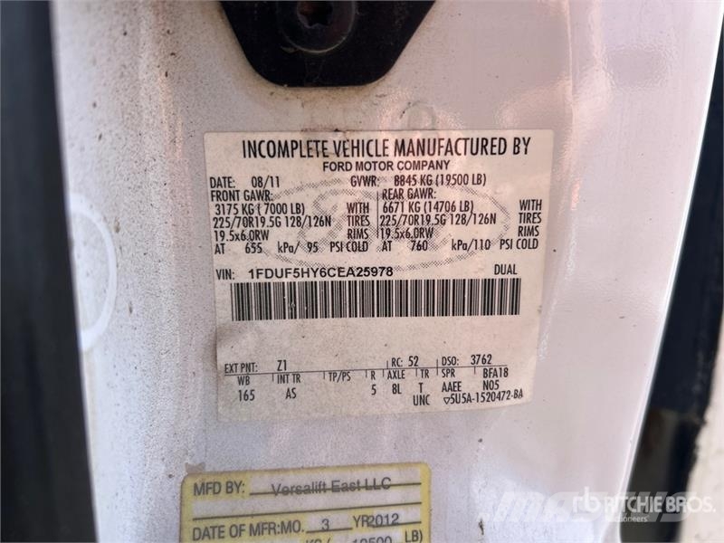 Ford Explorer Truck mounted aerial platforms