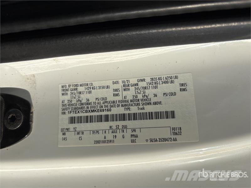 Ford F-150 4x2 Extended Cab Pickup (Inoperable) Ostalo