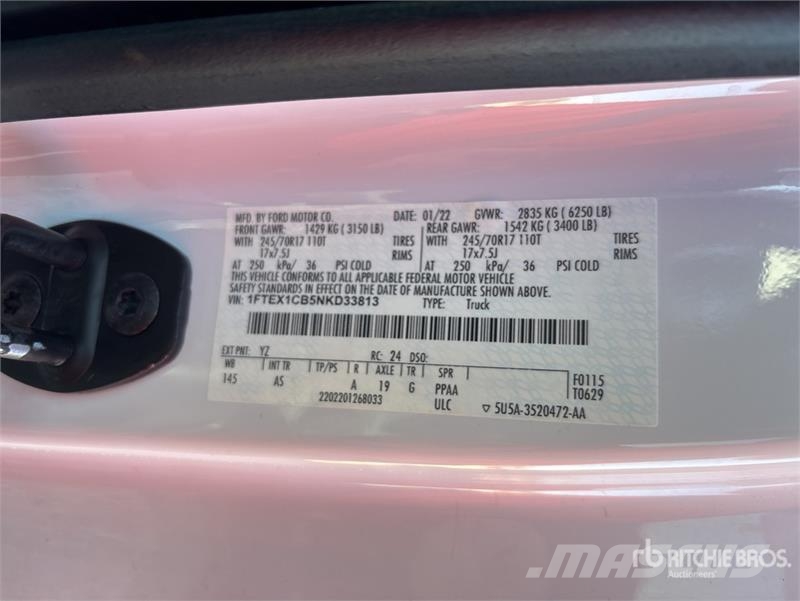 Ford F-150 4x2 Extended Cab Pickup (Inoperable) Drugi