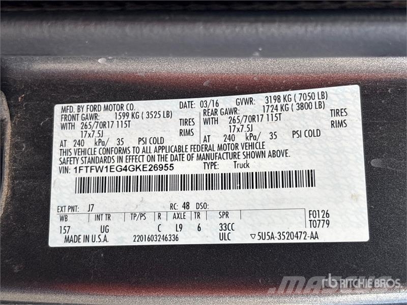 Ford F-150 4x4 Crew Cab Pickup Citi