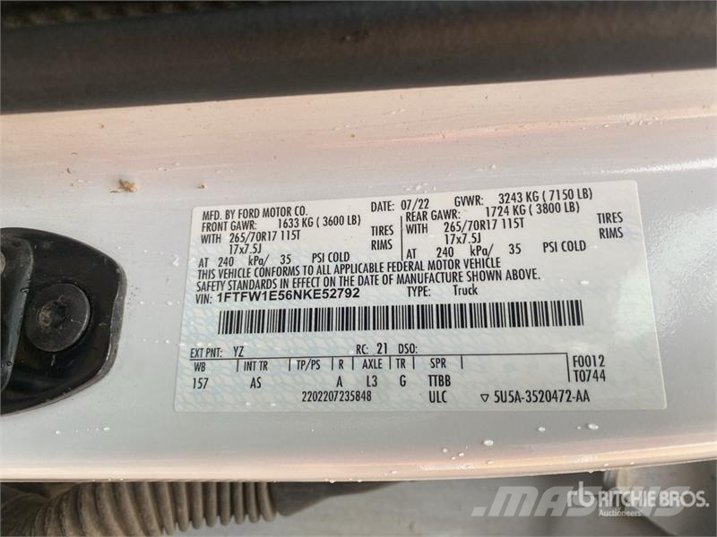 Ford F-150 4x4 Crew Cab Pickup Citi
