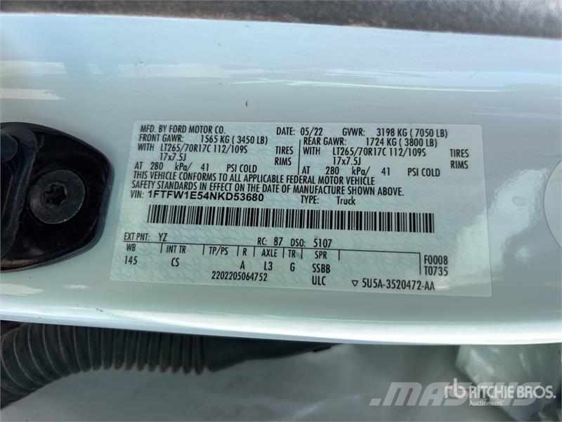 Ford F-150 4x4 Crew Cab Pickup Other