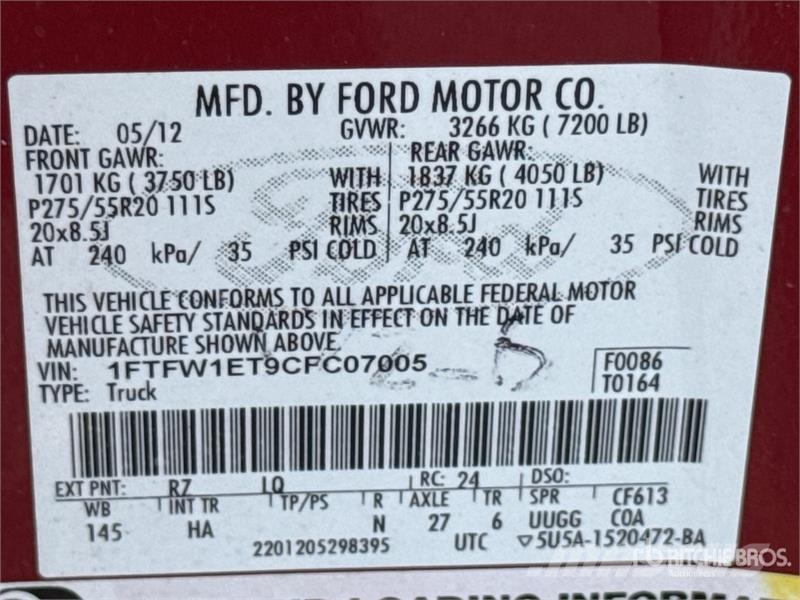 Ford F-150 Lariat 4x4 Crew Cab Pickup Övriga bilar