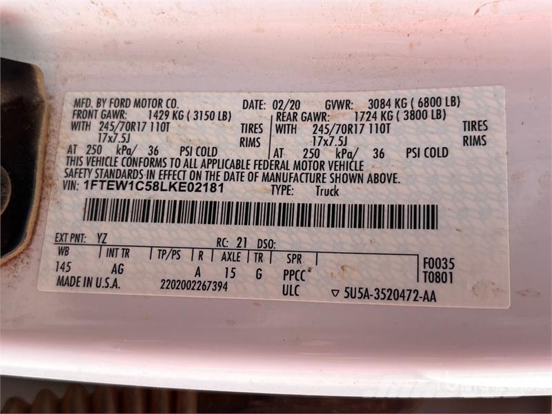 Ford F-150 XL 4x2 Crew Cab Pickup Other