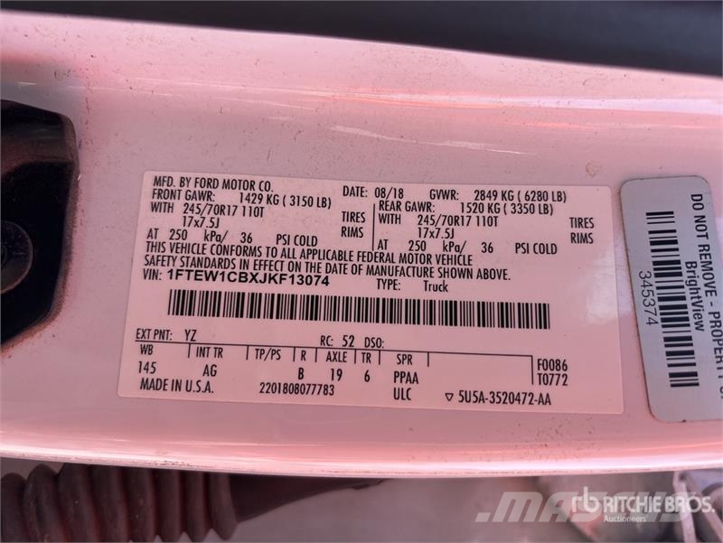 Ford F-150 XL 4x2 Crew Cab Pickup Furgoni altro