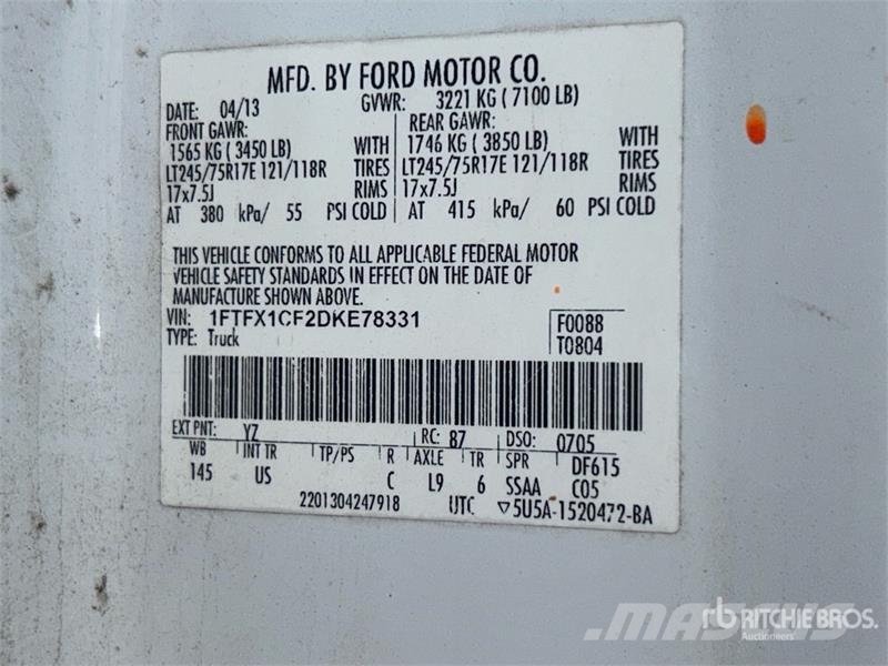 Ford F-150 XL 4x2 Extended Cab Pickup Ostalo