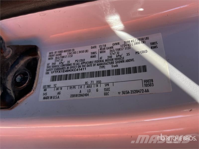 Ford F-150 XL 4x4 Extended Cab Pickup 其他