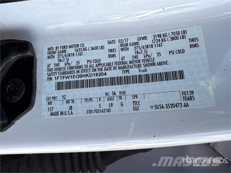 Ford F-150 XLT 4x4 Crew Cab Pickup その他