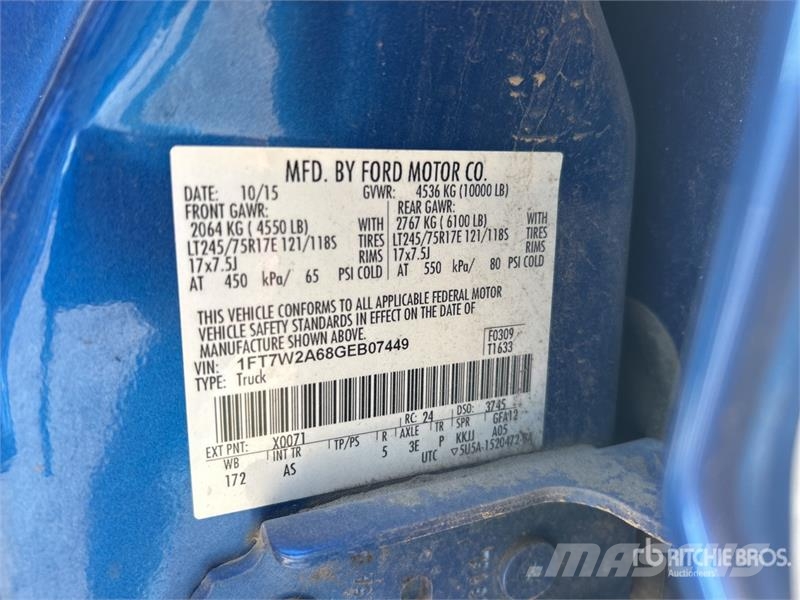 Ford F-250 4x2 Crew Cab Pickup Furgoni altro