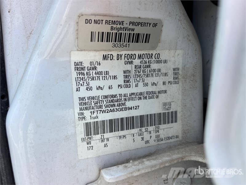 Ford F-250 XL 4x2 Crew Cab Pickup Other