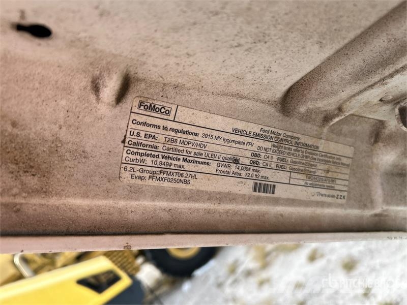 Ford F-350 4x2 Extended Cab Utility Truck (Inoperable) Caja abierta/laterales abatibles