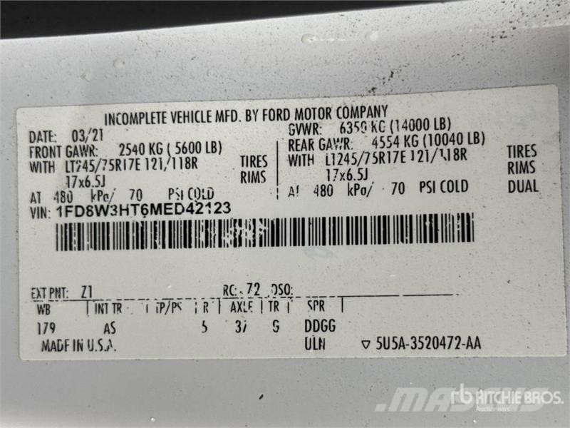 Ford F-350 XL 4x4 Crew Cab Utility Truck Prekucniki