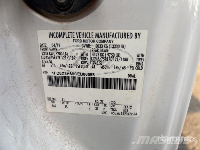 Ford F-350 XL 4x4 Extended Cab Service Truck Kommunalt / generelt kjøretøy